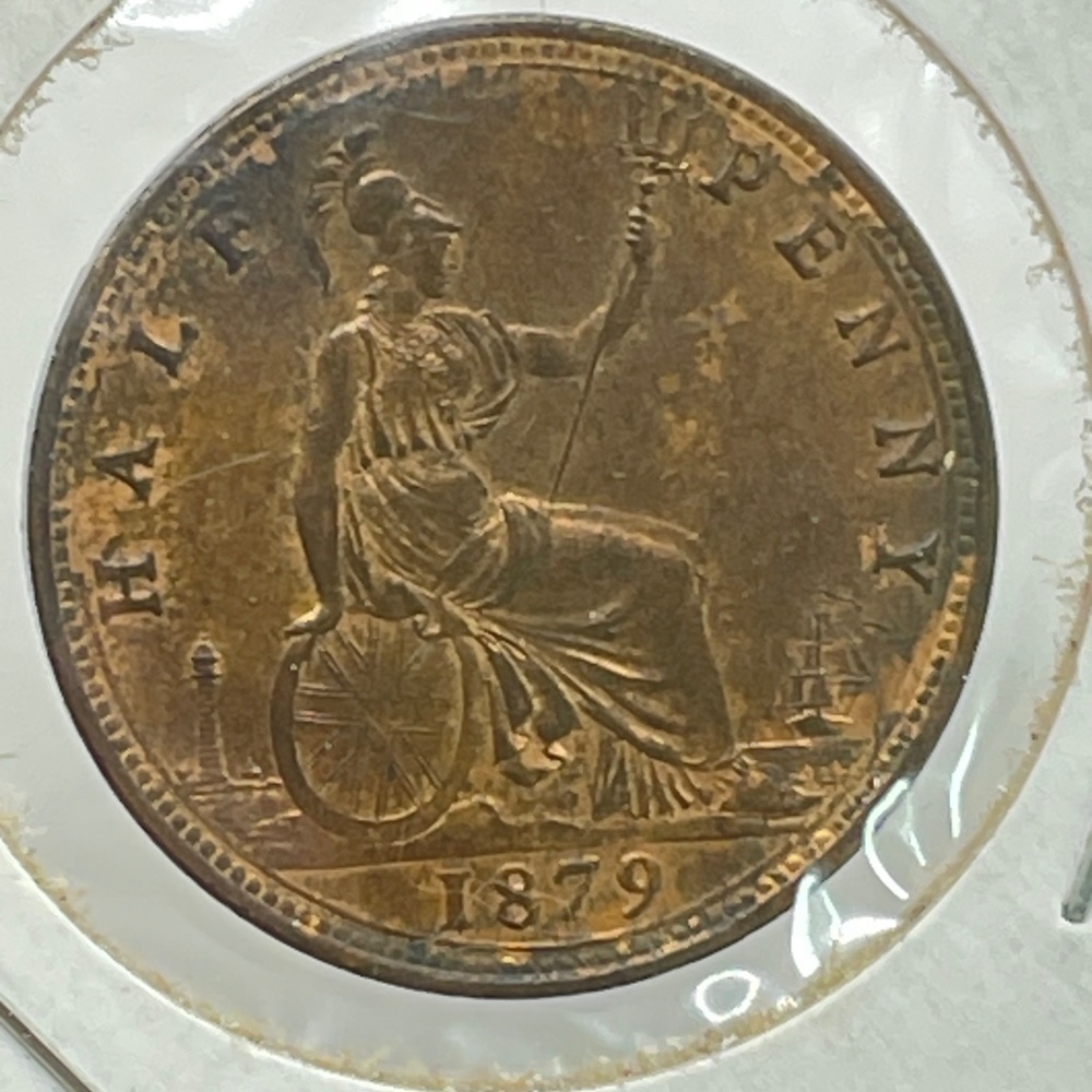 Great Britain 1879 Half Penny Foreign Coin